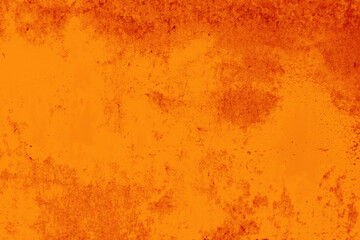 Close up grunge orange metal background and texture
