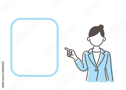 案内する女性のイラスト Wall Mural Wallpaper Murals Jonasan Kesuken 案内する女性のイラスト Wall Mural Wallpaper Murals Jonasan Kesuken