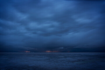 storm over the salar