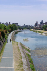 三条大橋からの鴨川