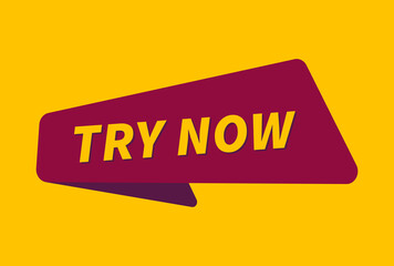 Try Now banner vector, Try Now image