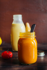 Pumkpin and tomato soup