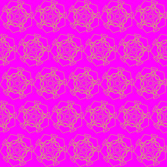 Vector seamless pattern with motifs of openwork patterns. Light pink work scroll background. It can be used for wallpaper, web page backgrounds, surface textures.