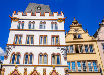 historic old town of Trier in germany