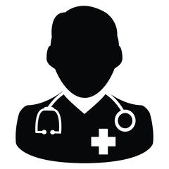 Doctor icon vector graphic design