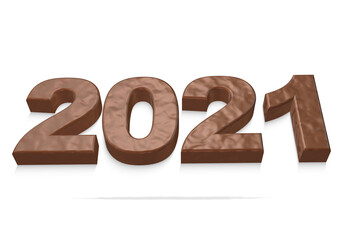 2021 chocolat simple 3D