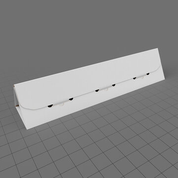 Triangular tube cardboard box