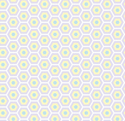 abstract bright colored geometric honeycomb pattern