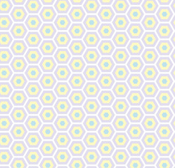 abstract bright colored geometric honeycomb pattern