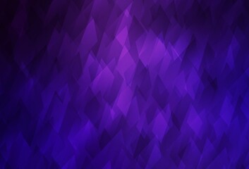 Obraz premium Dark Purple vector pattern in square style.