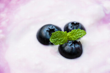 ブルーベリーヨーグルト