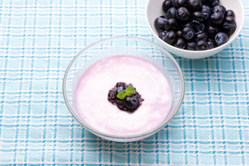 ブルーベリーヨーグルト