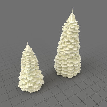 Tree shaped candles