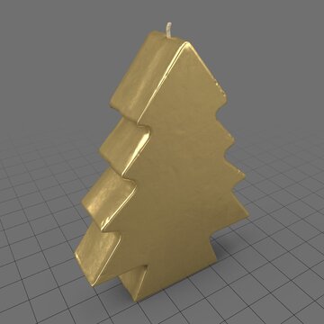Tree shaped candle 3