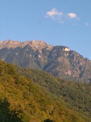 mountain landscape with sky