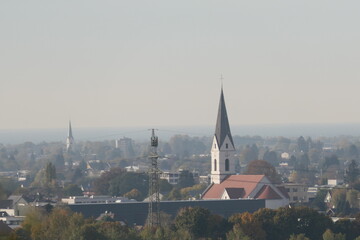 Fototapeta premium view of the town