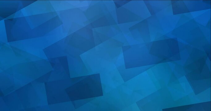 4K looping light blue animation in square style. Modern abstract animation with gradient rectangles. Flicker for designers. 4096 x 2160, 30 fps.