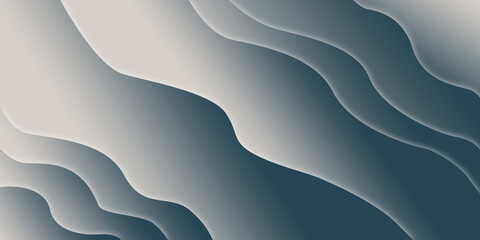 abstract gray wave background in gradient