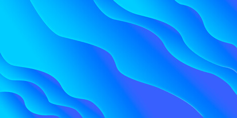 abstract blue wave background in gradient
