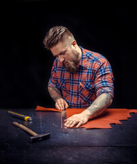Currier manufacturing new leather product