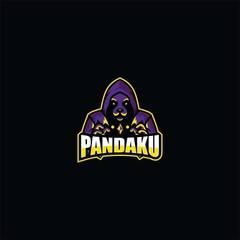 PANDAKU MASCOT LOGO
