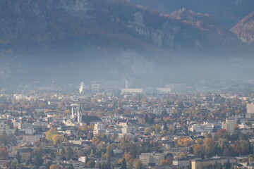 view of the city