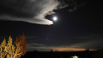 Northern Arizona , Stars in the Sky at Night.