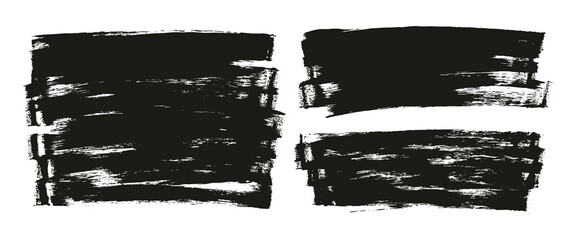 Flat Sponge Thin Artist Brush Long Background Mix High Detail Abstract Vector Background Mix Set 