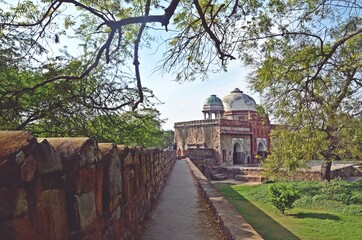 Isa Khan's Complex At Humayun's Tomb,delhi,india