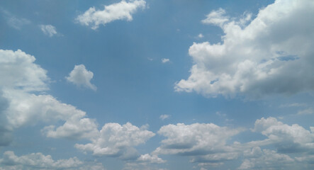 blue sky with clouds