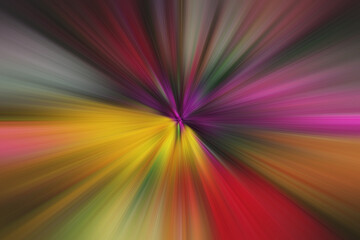 Obraz premium Colorful Wallpaper zoom blur effect speed line comic anime illustration abstract for background
