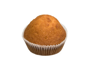muffin on white isolated background