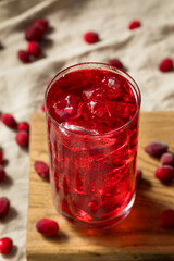 Cold Refreshing Organic Cranberry Juice Cocktail