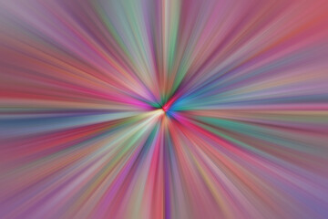 Fototapeta premium Colorful Wallpaper zoom blur effect speed line comic anime illustration abstract for background