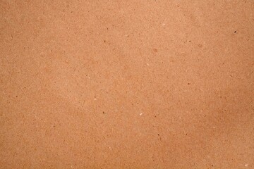 Kraft paper: Brown isolated background (blank mockup)