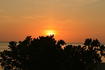 Sunset over the stunning beaches of the island of Boracay and hiking at the Taal Volcano lake in the Philippines
