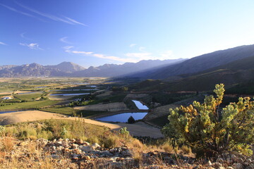 view of the mountains in the Ceres valley