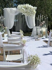 wedding table setting