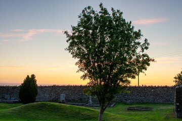 Ancient Stonework at Iron age Monastic Site, Ireland