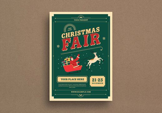 Christmas Fair Flyer Layout