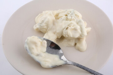 Italian cheese Gorgonzola as gourmet dessert