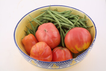 tomatoes and green beans