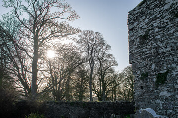 Ancient Stonework at Iron age Monastic Site, Ireland
