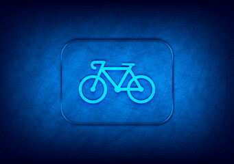 Bicycle icon abstract digital design blue background