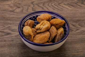 Dry sweet fig fruit heap