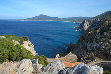Buggerru Portixeddu costa galleria henry sardegna sardinia 