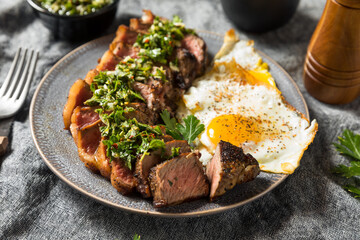 Homemade Steak and Eggs