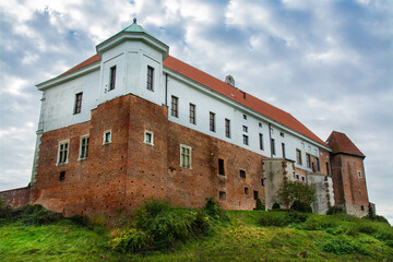 Fototapeta na wymiar castle in the old town of Sandomierz in Poland