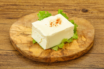 Greek traditional soft feta cheese