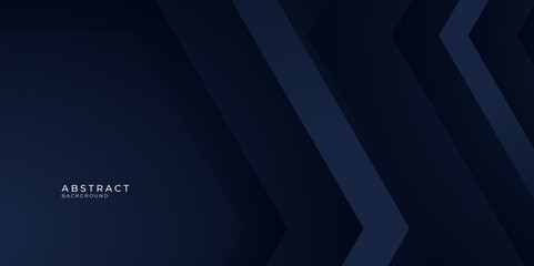 Fototapeta premium Dark blue abstract background with modern business corporate concept